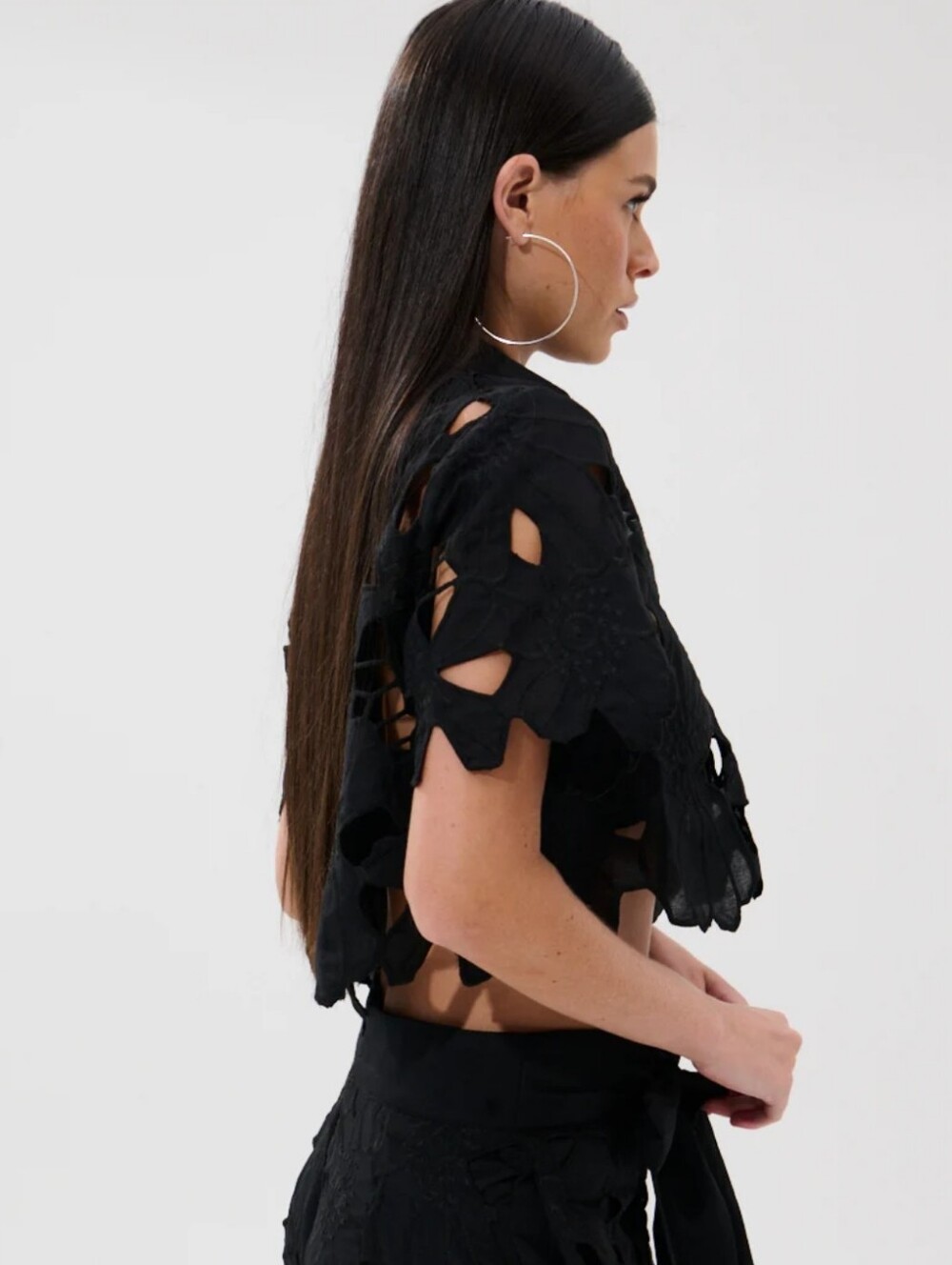 AKIRA | Bundle Dolly Floral Lace Top & Palazzo Pant - Picture 7 of 9